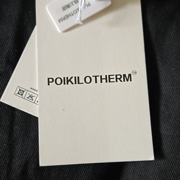 Poikilotherm Goth Punk Black Zipper Detail Pants Unisex Large Runs Small NWT - Picture 4 of 7